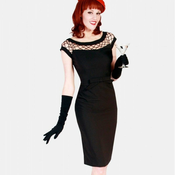 Tatyana Dresses & Skirts - NWOT "Alika" Black Pencil Retro Dress by Tatyana